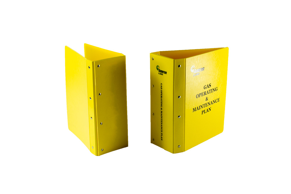 Yellow Post Binder
